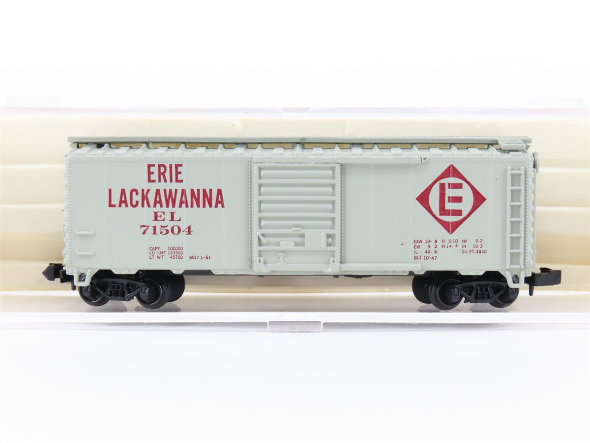 N Scale Atlas 3402 EL Erie Lackawanna 40&#39; Boxcar #71504