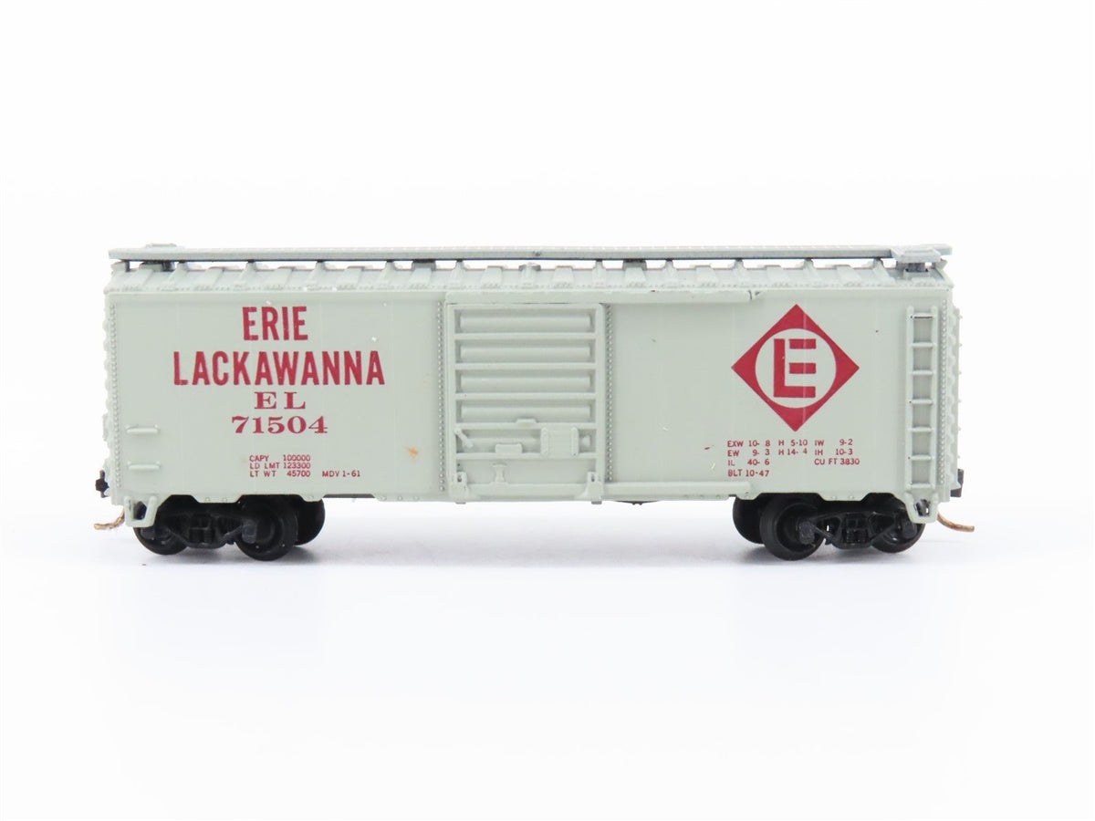 N Scale Atlas 3402 EL Erie Lackawanna 40&#39; Boxcar #71504