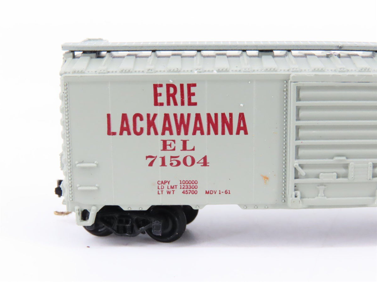 N Scale Atlas 3402 EL Erie Lackawanna 40&#39; Boxcar #71504