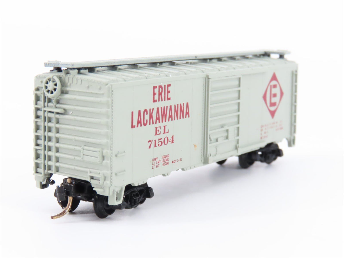 N Scale Atlas 3402 EL Erie Lackawanna 40&#39; Boxcar #71504