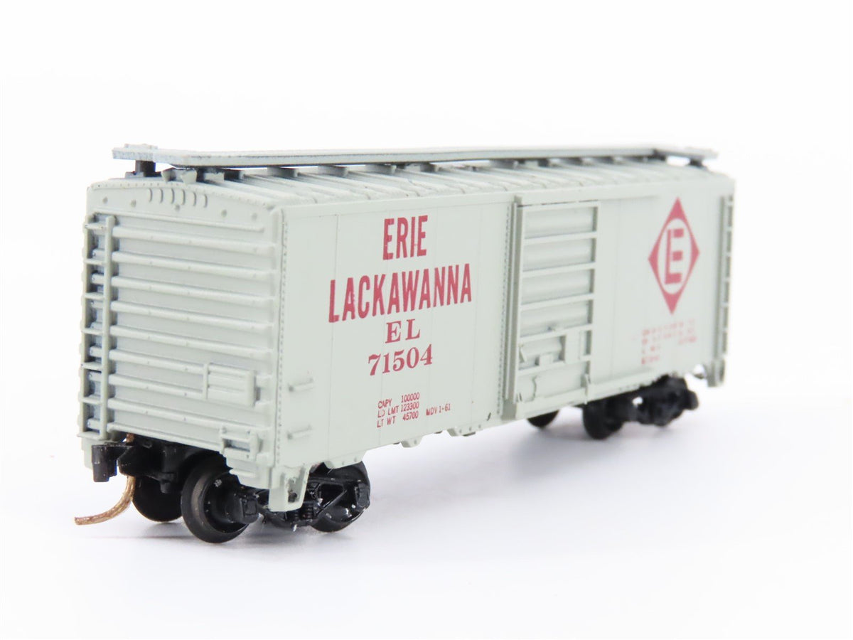 N Scale Atlas 3402 EL Erie Lackawanna 40&#39; Boxcar #71504