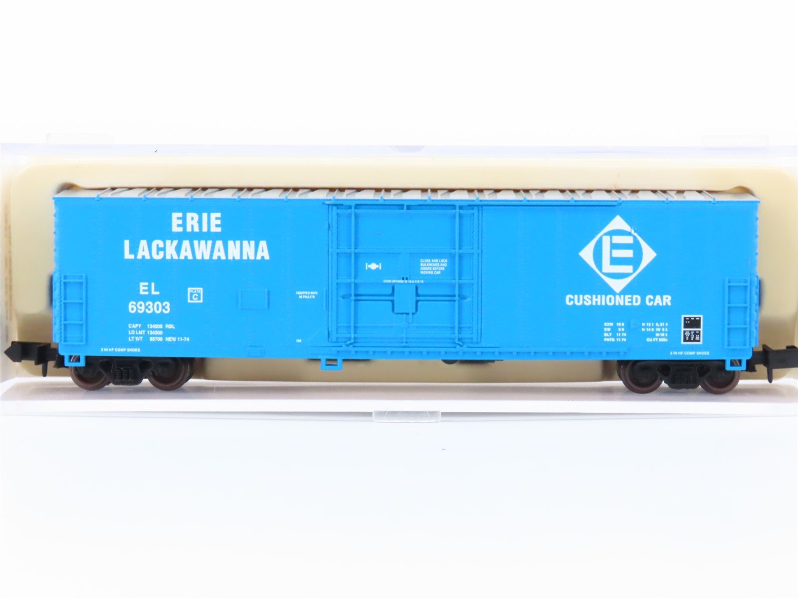 N Scale Atlas 33641 EL Erie Lackawanna 50' FGE Boxcar #69303