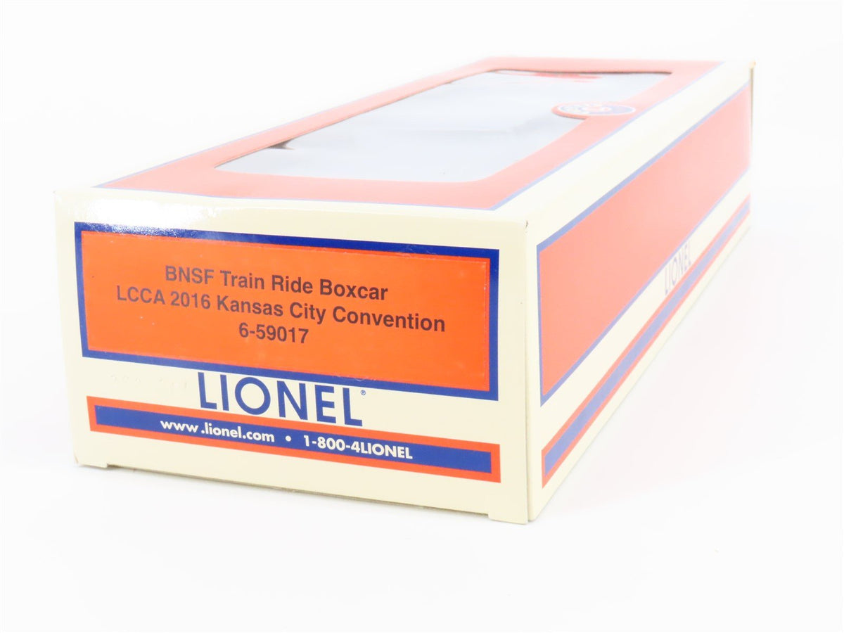 O Gauge 3-Rail Lionel 6-59017 BNSF Railway 2016 LCCA Convention Box Car #72516