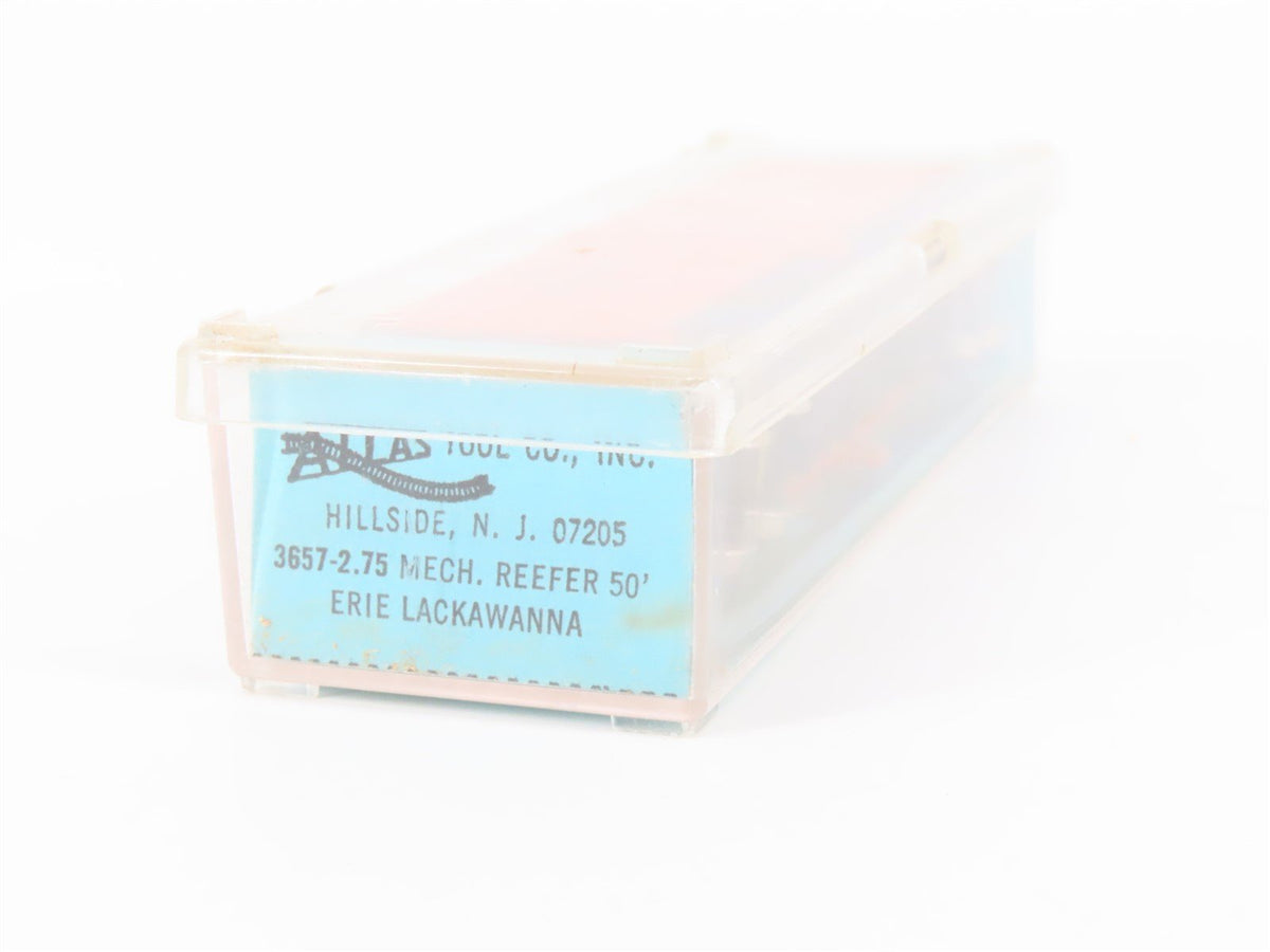 N Scale Atlas 3657 EL Erie Lackawanna 50&#39; Mech Reefer Car #5038