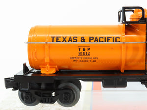 O Gauge 3-Rail Lionel 6-81012 T&P Texas & Pacific Single Dome Tank Car #81012