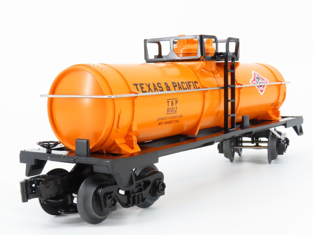 O Gauge 3-Rail Lionel 6-81012 T&amp;P Texas &amp; Pacific Single Dome Tank Car #81012