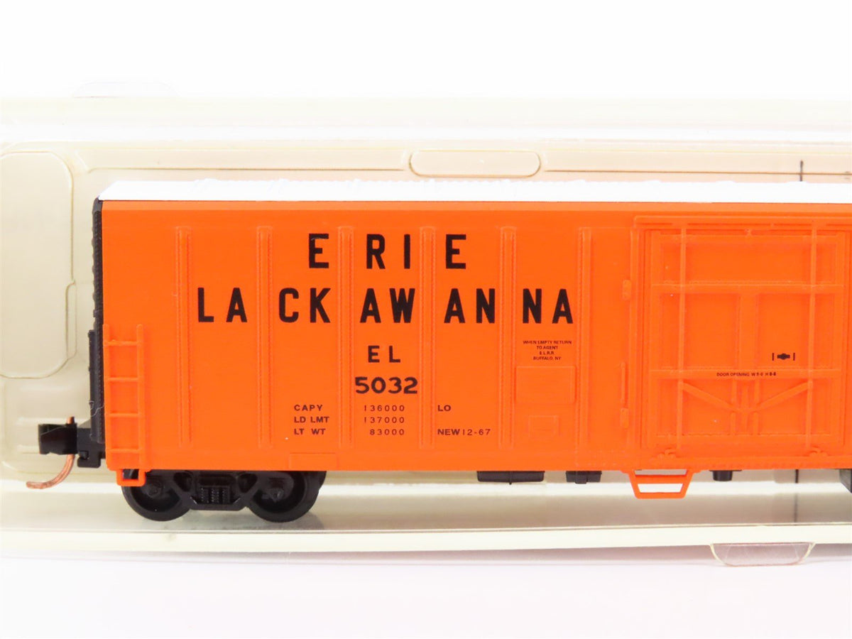 N Scale Red Caboose RN188194 EL Erie Lackawanna 57&#39; Mech Reefer Car #5032