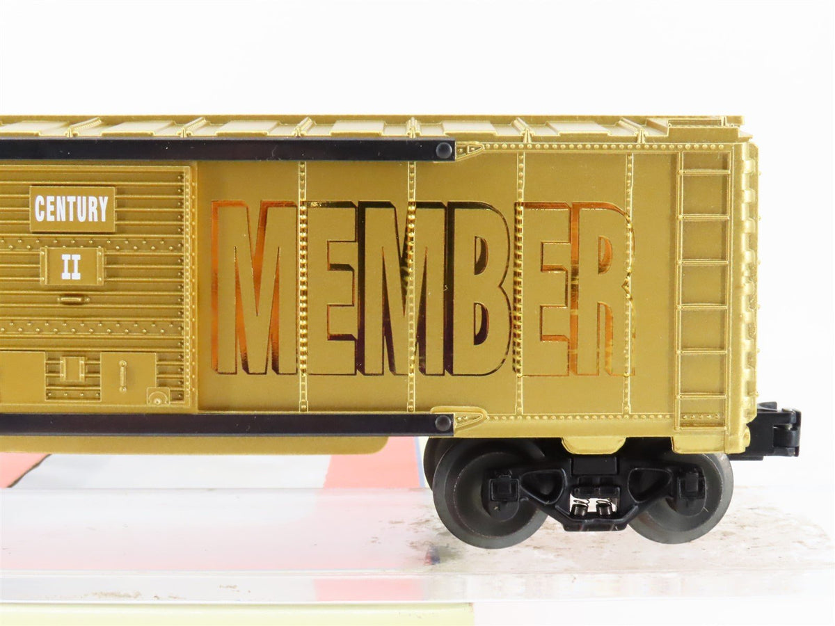 O Gauge 3-Rail Lionel 6-39218 Century Club Gold Member Single Door Box Car