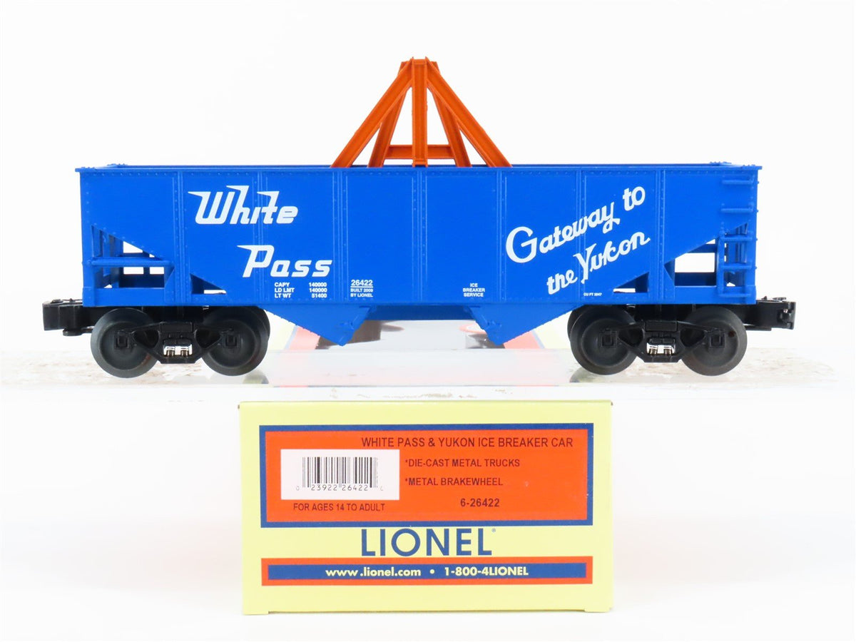 O Gauge 3-Rail Lionel 6-26422 White Pass &amp; Yukon Ice Breaker Car #26422