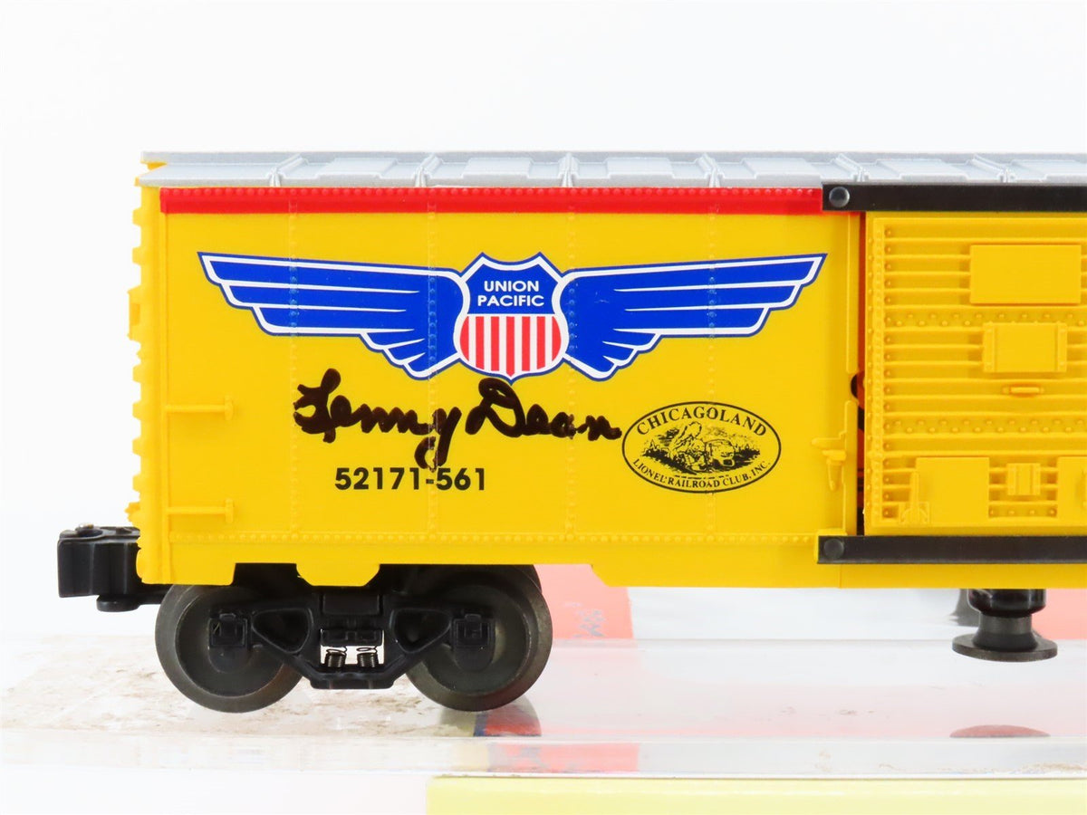 O 3-Rail Lionel 6-52171 UP Uncle Herb Box Car #52171-561 - SIGNED by Lenny Dean