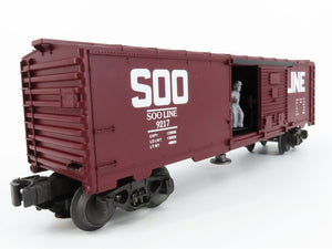 O/O27 Gauge 3-Rail Lionel #6-9217 SOO Line Single Door Box Car #9217