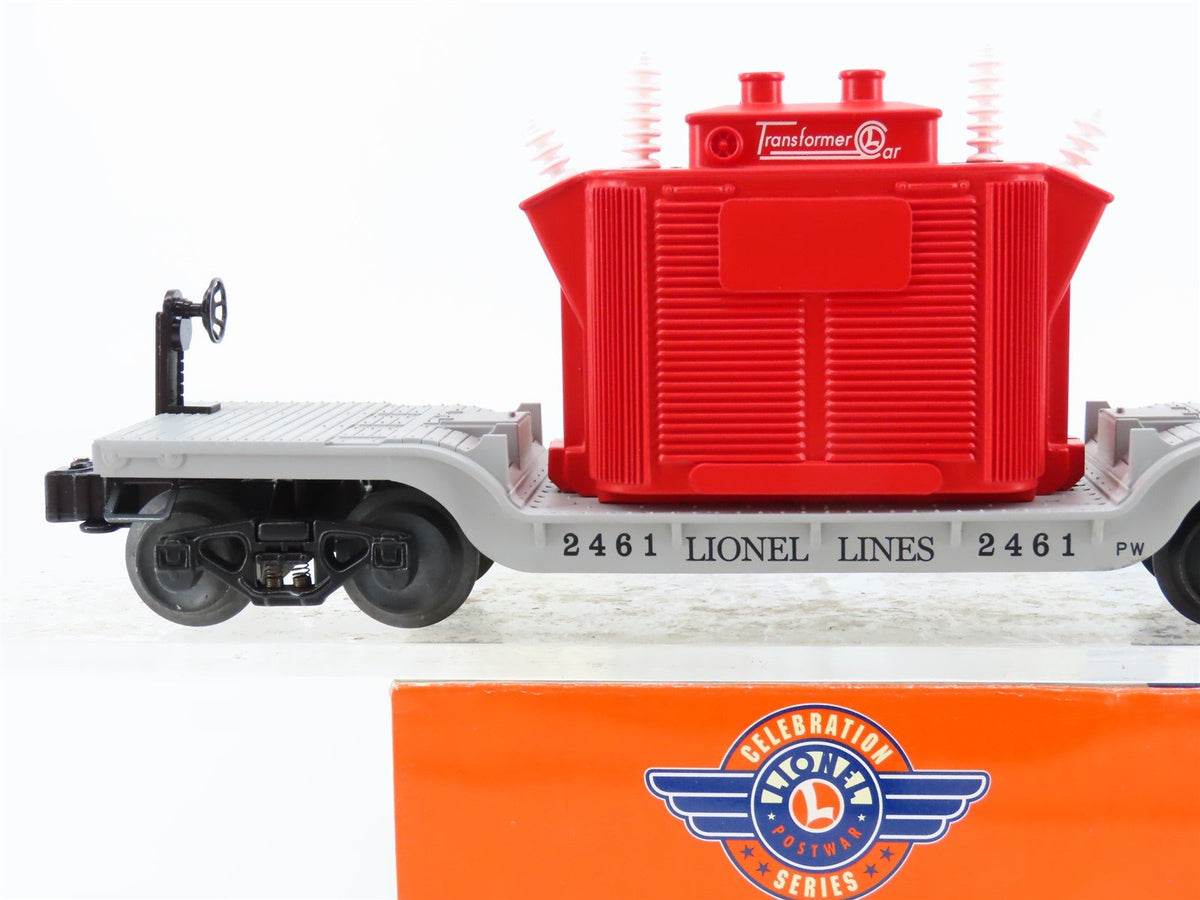 O Gauge 3-Rail Lionel 6-26047 Postwar Lionel Lines Flat Car #2461 w/ Transformer