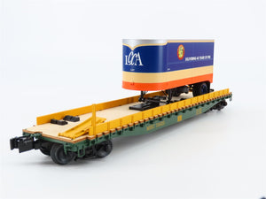 O Gauge 3-Rail Lionel 6-58251 LCCA 2015 MEC Flat Car #72025 w/ Piggyback Trailer