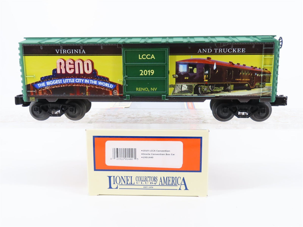 O Gauge 3-Rail Lionel Collectors Club 1901440 V&amp;T LCCA Convention Box Car #2019