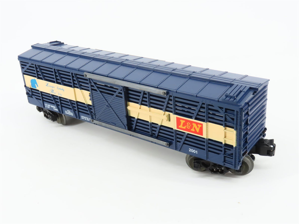 O Gauge 3-Rail Lionel RGS LCCA L&amp;N Lexington Kentucky Horse Sales Stock Car 2001