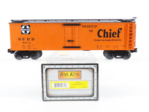 O Gauge 3-Rail Die-Cast MTH Rail King 30-8602 SFRD Santa Fe Chief Reefer #33111