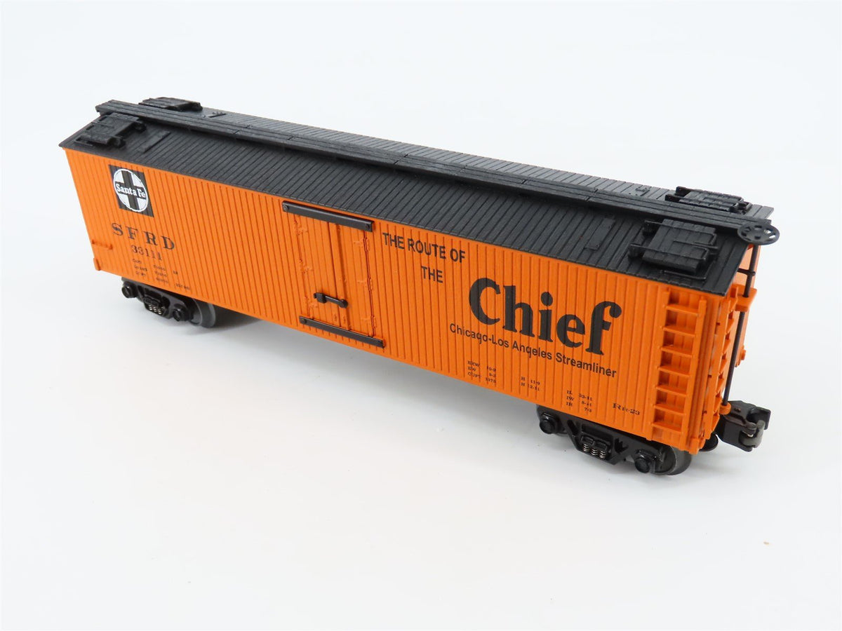 O Gauge 3-Rail Die-Cast MTH Rail King 30-8602 SFRD Santa Fe Chief Reefer #33111