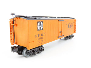 O Gauge 3-Rail Die-Cast MTH Rail King 30-8602 SFRD Santa Fe Chief Reefer #33111