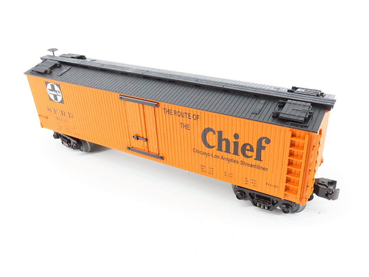 O Gauge 3-Rail Die-Cast MTH Rail King 30-8602 SFRD Santa Fe Chief Reefer #33111