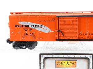 O Gauge 3-Rail Die-Cast MTH Rail King 30-8402 WP Western Pacific Feather Boxcar