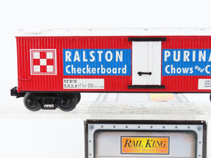 O Gauge 3-Rail Die-Cast MTH Rail King 30-8625 MRS Ralston Purina Reefer #5684