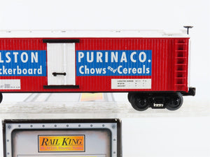 O Gauge 3-Rail Die-Cast MTH Rail King 30-8625 MRS Ralston Purina Reefer #5684