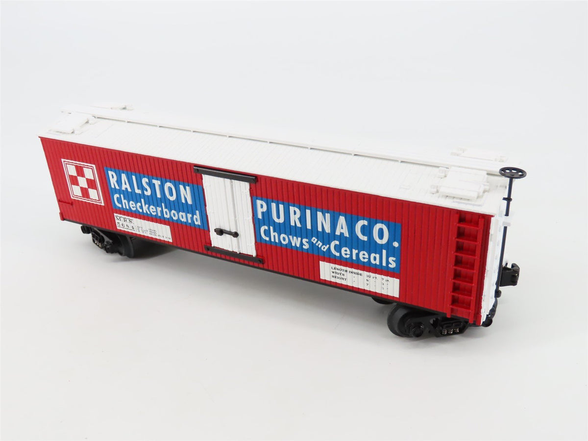 O Gauge 3-Rail Die-Cast MTH Rail King 30-8625 MRS Ralston Purina Reefer #5684