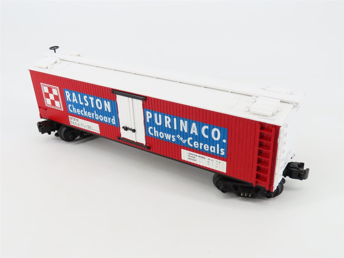 O Gauge 3-Rail Die-Cast MTH Rail King 30-8625 MRS Ralston Purina Reefer #5684