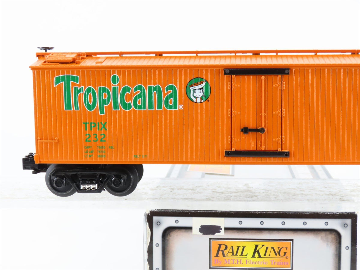 O Gauge 3-Rail Die-Cast MTH Rail King 30-8605 TPIX Tropicana Reefer #232