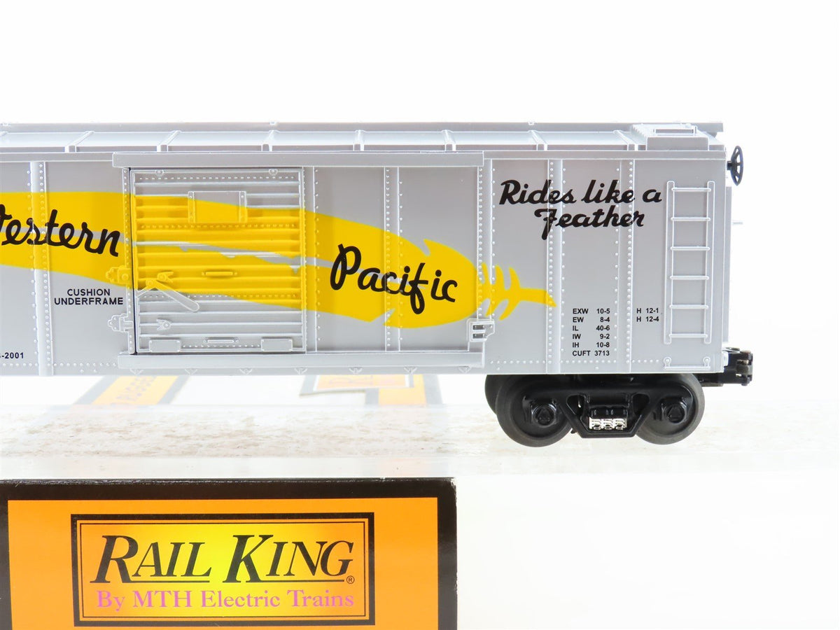 O Gauge 3-Rail MTH Rail King 30-7461 WP Western Pacific &quot;Feather&quot; Box Car