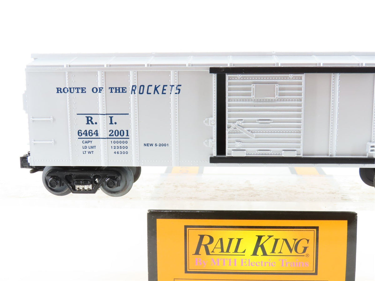 O Gauge 3-Rail MTH Rail King 30-7486 RI Route of the Rockets Box Car #6464-2001