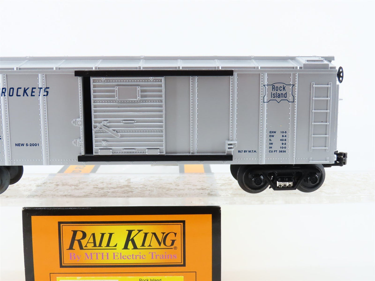 O Gauge 3-Rail MTH Rail King 30-7486 RI Route of the Rockets Box Car #6464-2001