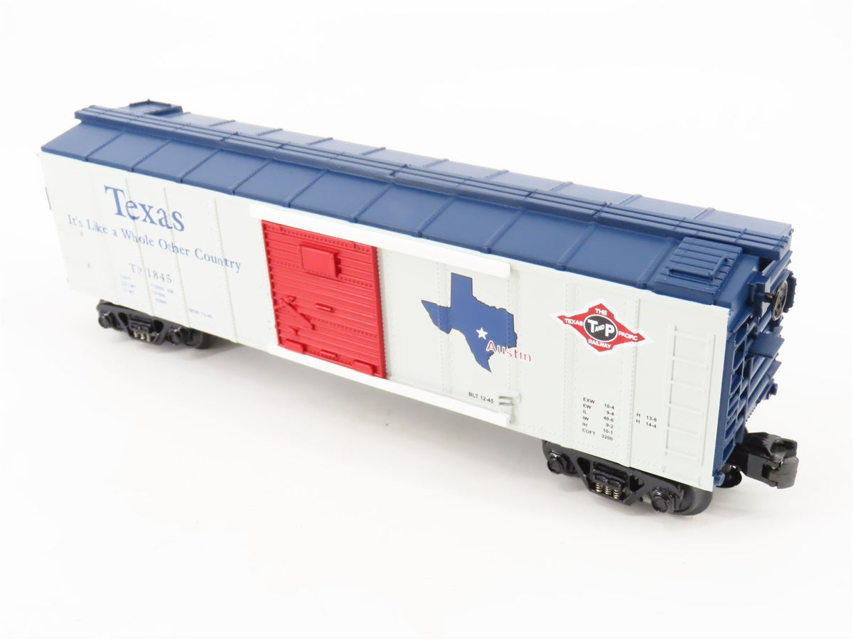 O Gauge 3-Rail MTH Rail King 30-74118 TP Texas State Single Door Box Car #1845