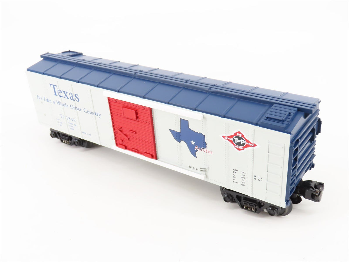 O Gauge 3-Rail MTH Rail King 30-74118 TP Texas State Single Door Box Car #1845