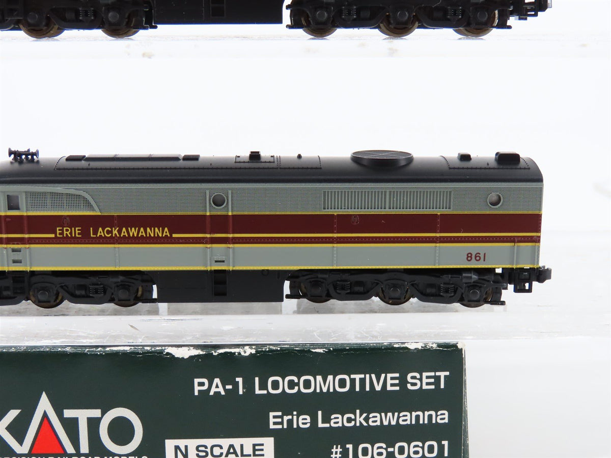 N Scale KATO 106-0601 Erie Lackawanna PA-1 Diesel Locomotive Set