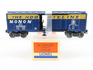 O Gauge 3-Rail Lionel 3494-550X CIL Monon Hoosier Operating Box Car #3494550X