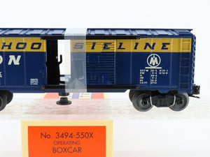 O Gauge 3-Rail Lionel 3494-550X CIL Monon Hoosier Operating Box Car #3494550X