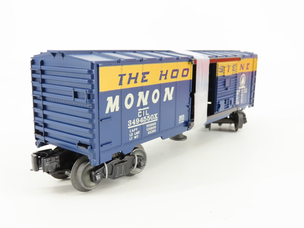 O Gauge 3-Rail Lionel 3494-550X CIL Monon Hoosier Operating Box Car #3494550X