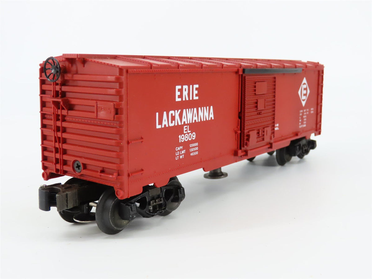 O Gauge 3-Rail Lionel 6-19809 EL Erie Lackawanna Operating Boxcar #19809