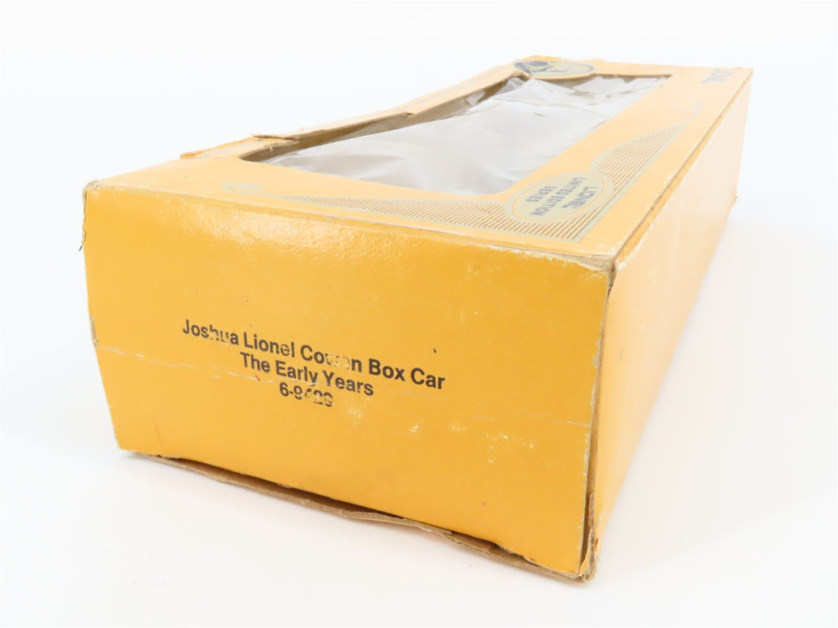 O Gauge 3-Rail Lionel #6-9429 Joshua Lionel Cowen Box Car &quot;The Early Years&quot;