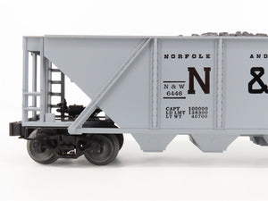 O Gauge 3-Rail Lionel 6-19329 N&W Norfolk & Western 4-Bay Hopper #6446 w/ Load