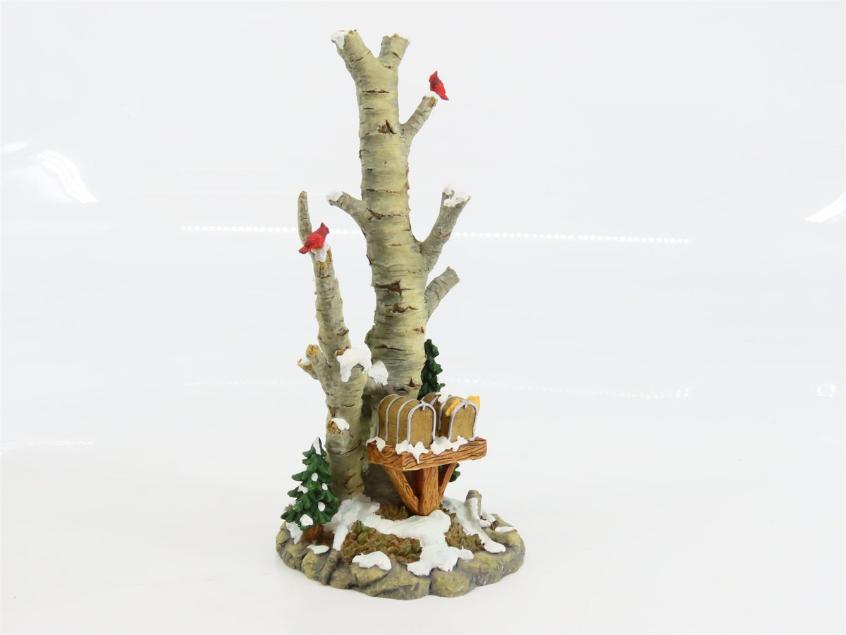 Department 56 Village #52631 &quot;Birch Tree Cluster w/ Two Mailboxes&quot; Scene