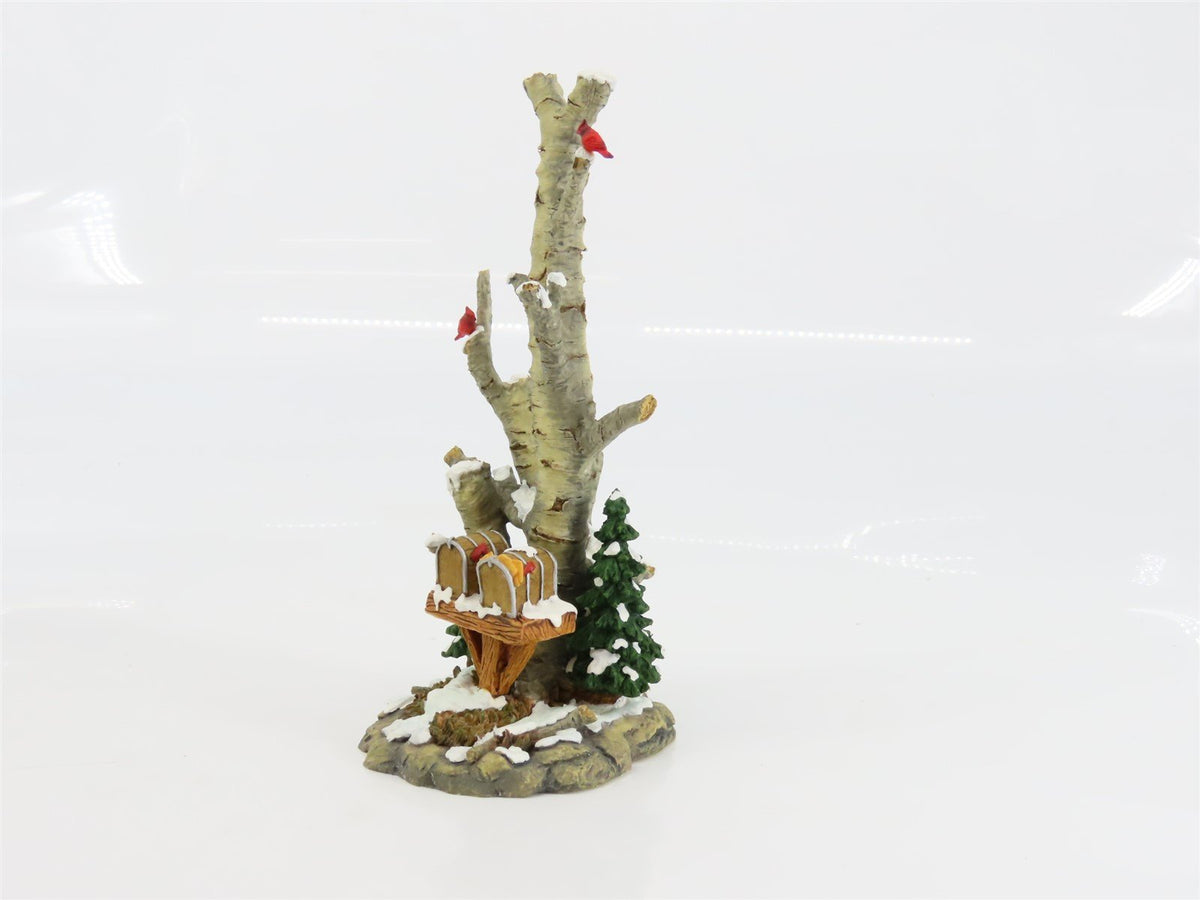 Department 56 Village #52631 &quot;Birch Tree Cluster w/ Two Mailboxes&quot; Scene