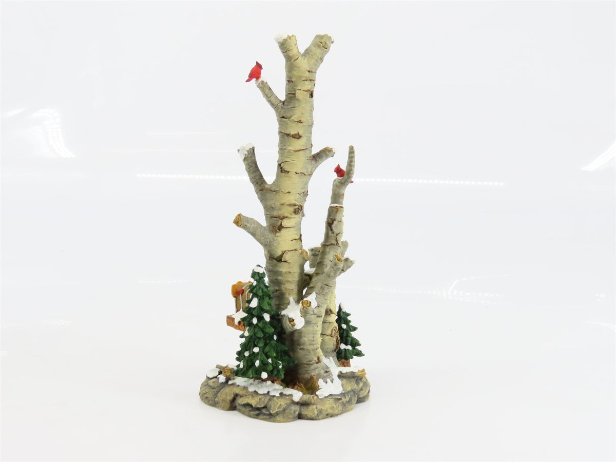 Department 56 Village #52631 &quot;Birch Tree Cluster w/ Two Mailboxes&quot; Scene