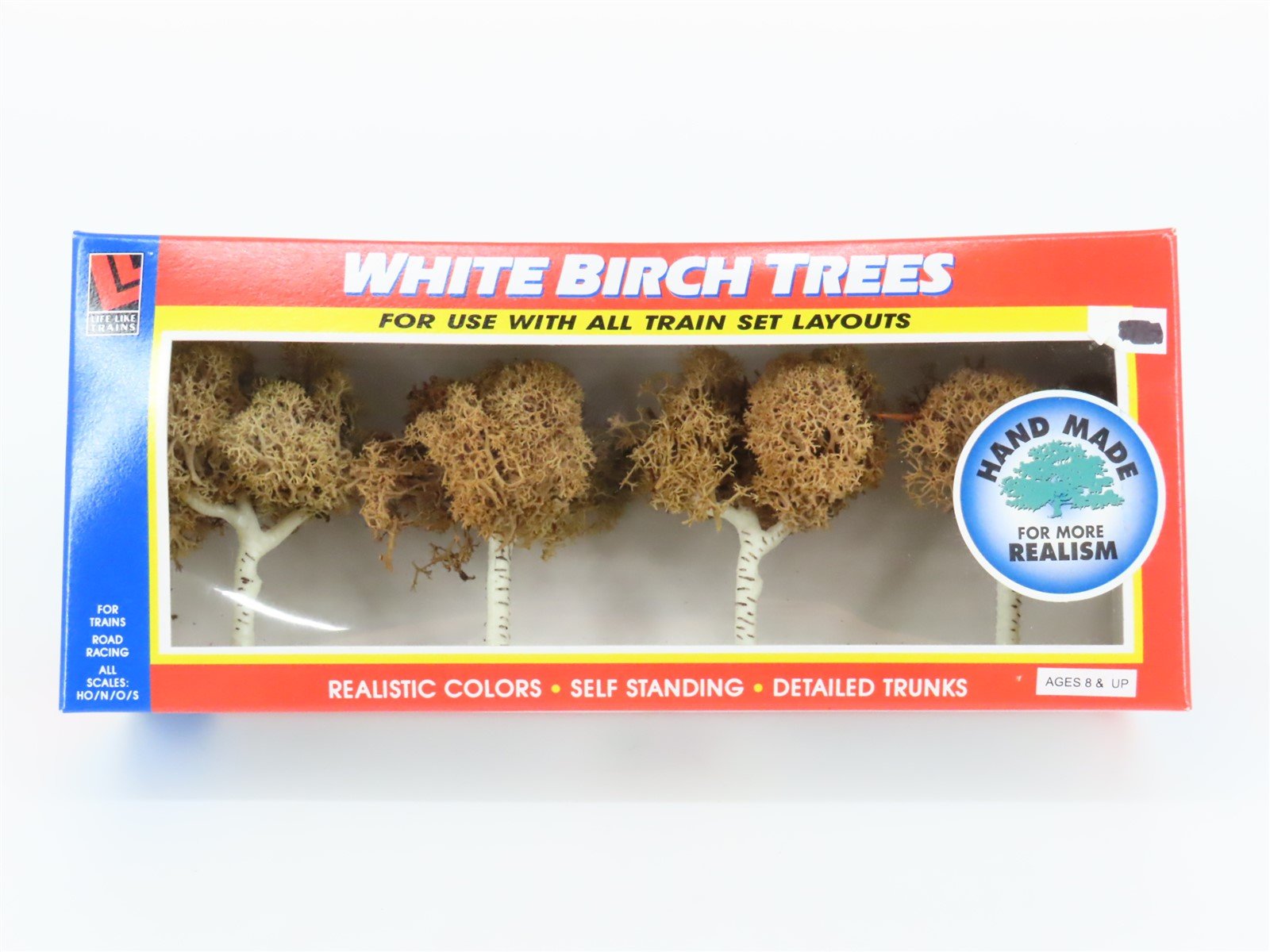 Multi Scale Life-Like Trains #1924 White Birch Trees (4-Pack)