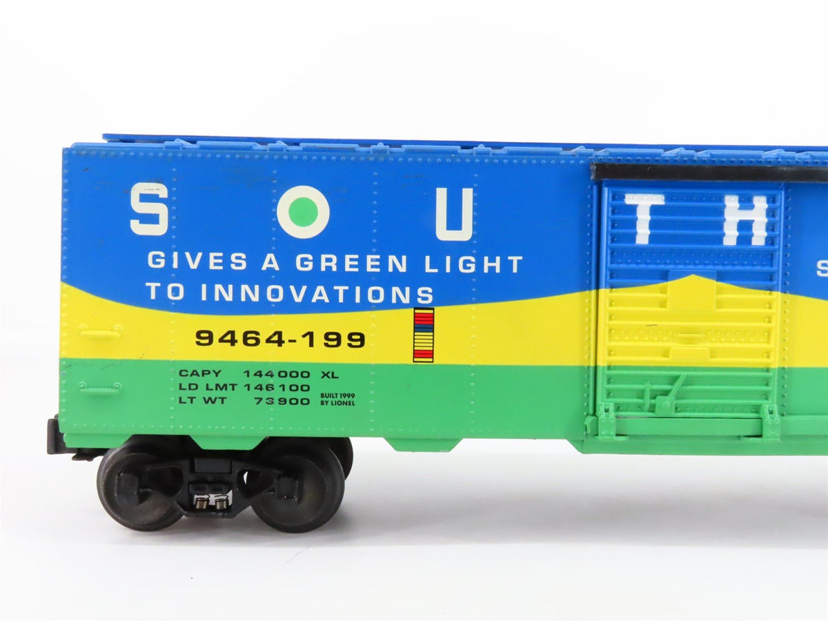 O Gauge 3-Rail Lionel #6-29257 SOU Southern Green Light &quot;Wave&quot; Box Car #9464-199