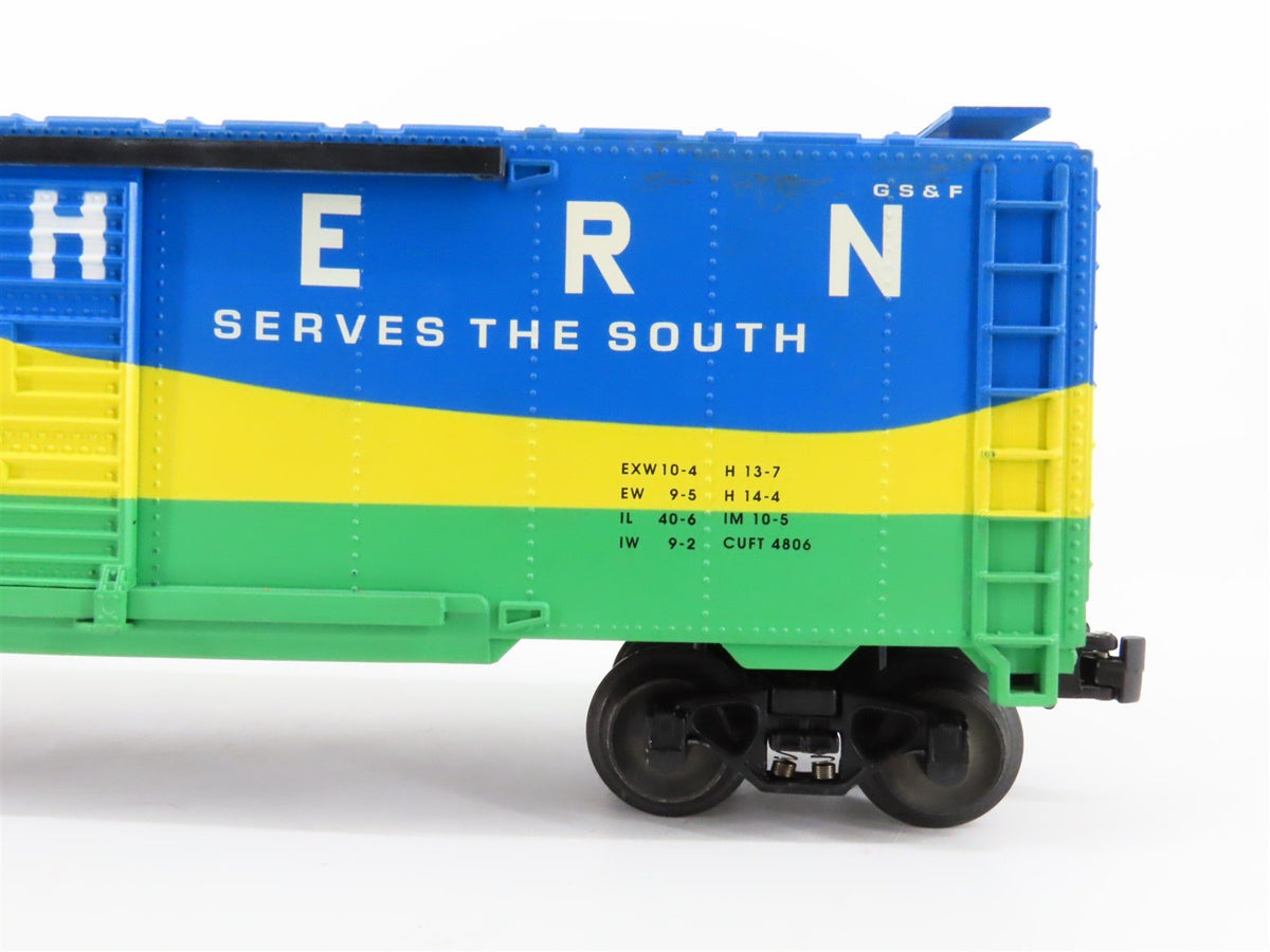 O Gauge 3-Rail Lionel #6-29257 SOU Southern Green Light &quot;Wave&quot; Box Car #9464-199