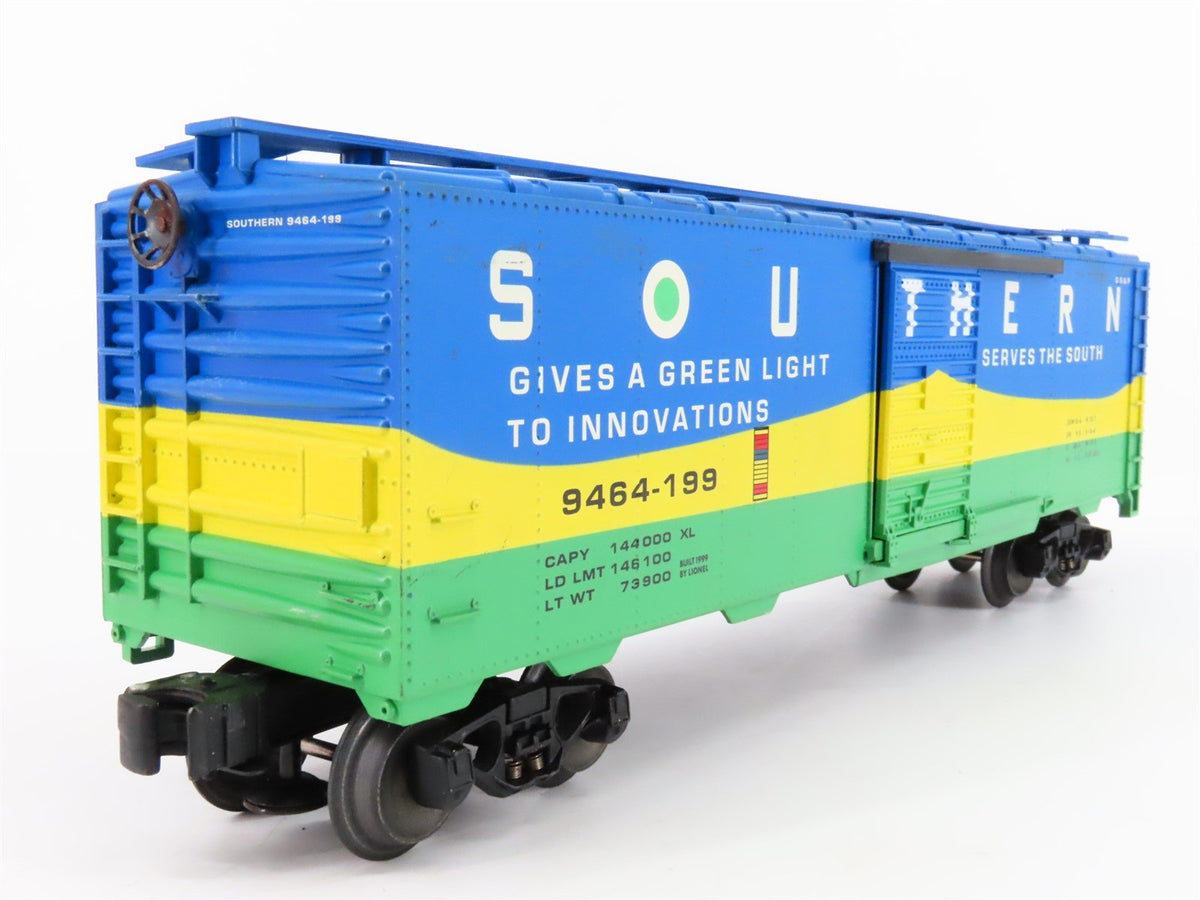 O Gauge 3-Rail Lionel #6-29257 SOU Southern Green Light &quot;Wave&quot; Box Car #9464-199