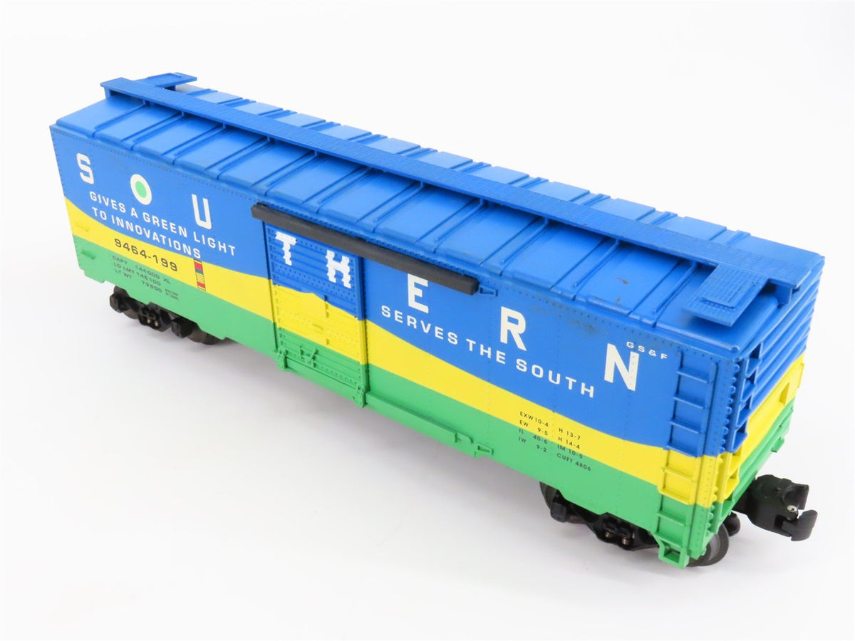 O Gauge 3-Rail Lionel #6-29257 SOU Southern Green Light &quot;Wave&quot; Box Car #9464-199