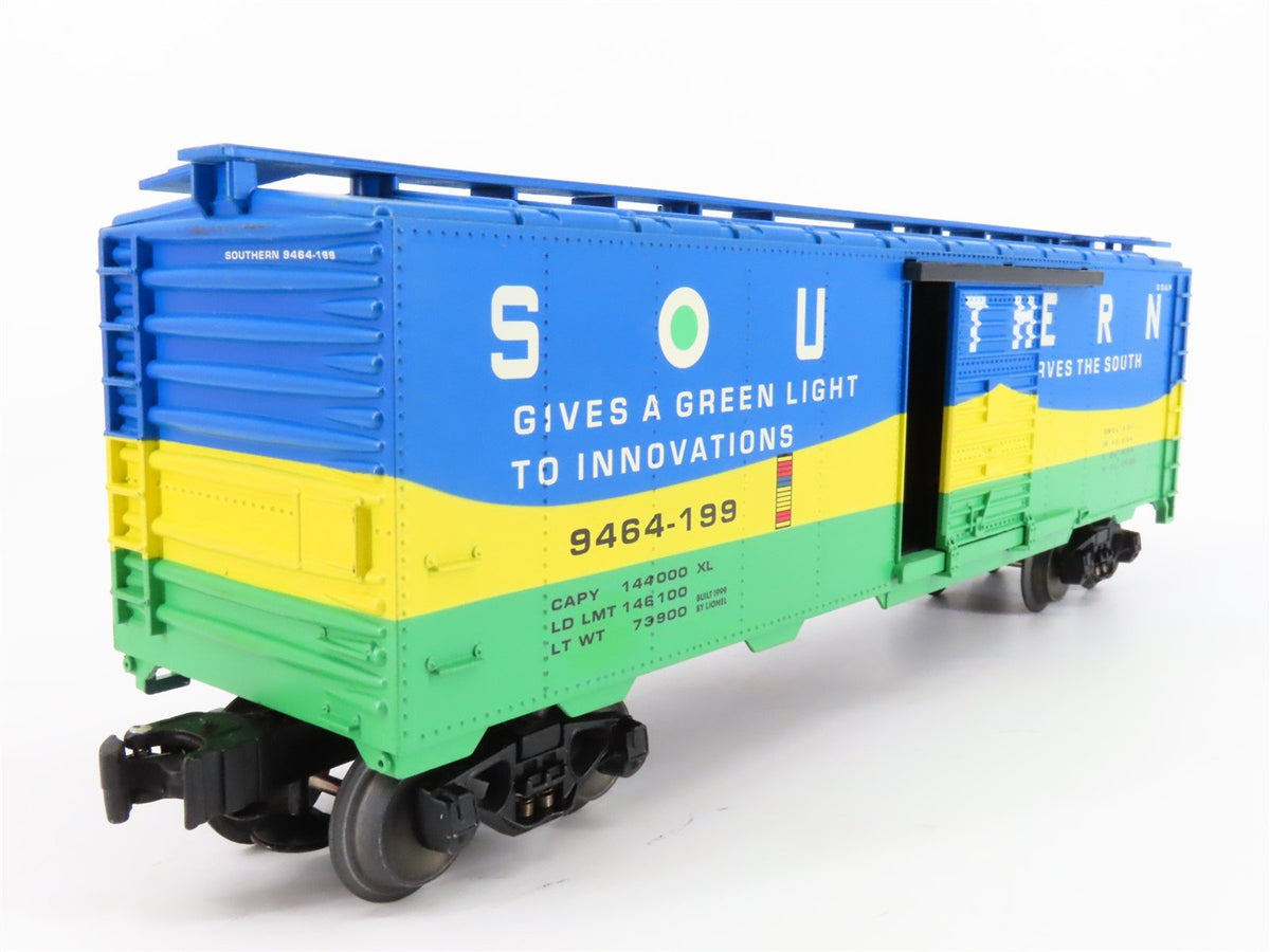 O Gauge 3-Rail Lionel #6-29257 SOU Southern Green Light &quot;Wave&quot; Box Car #9464-199